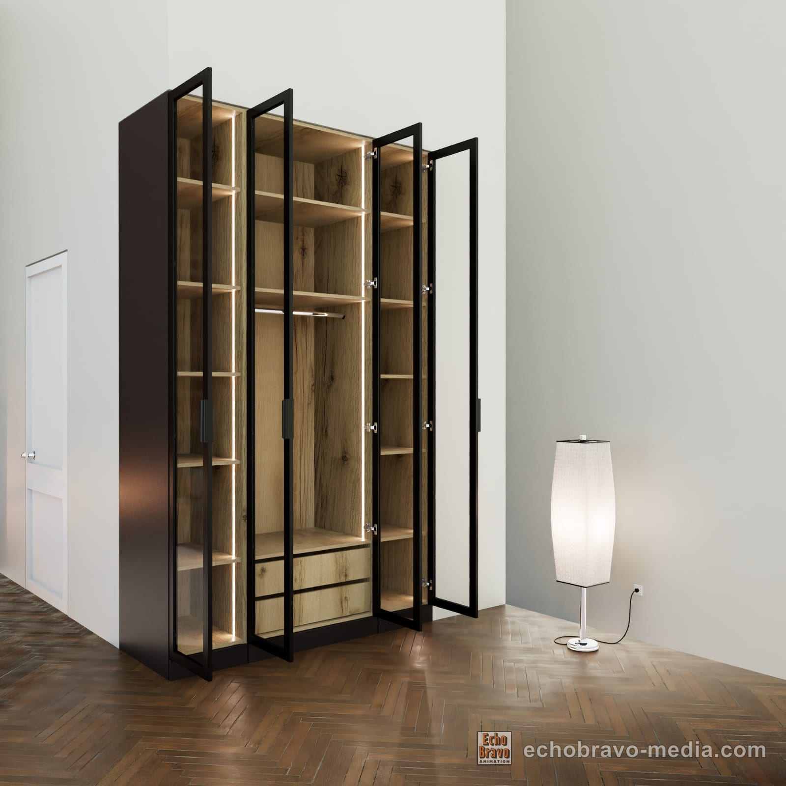 ILOR, LED Wardrobe Visualization (2/6)