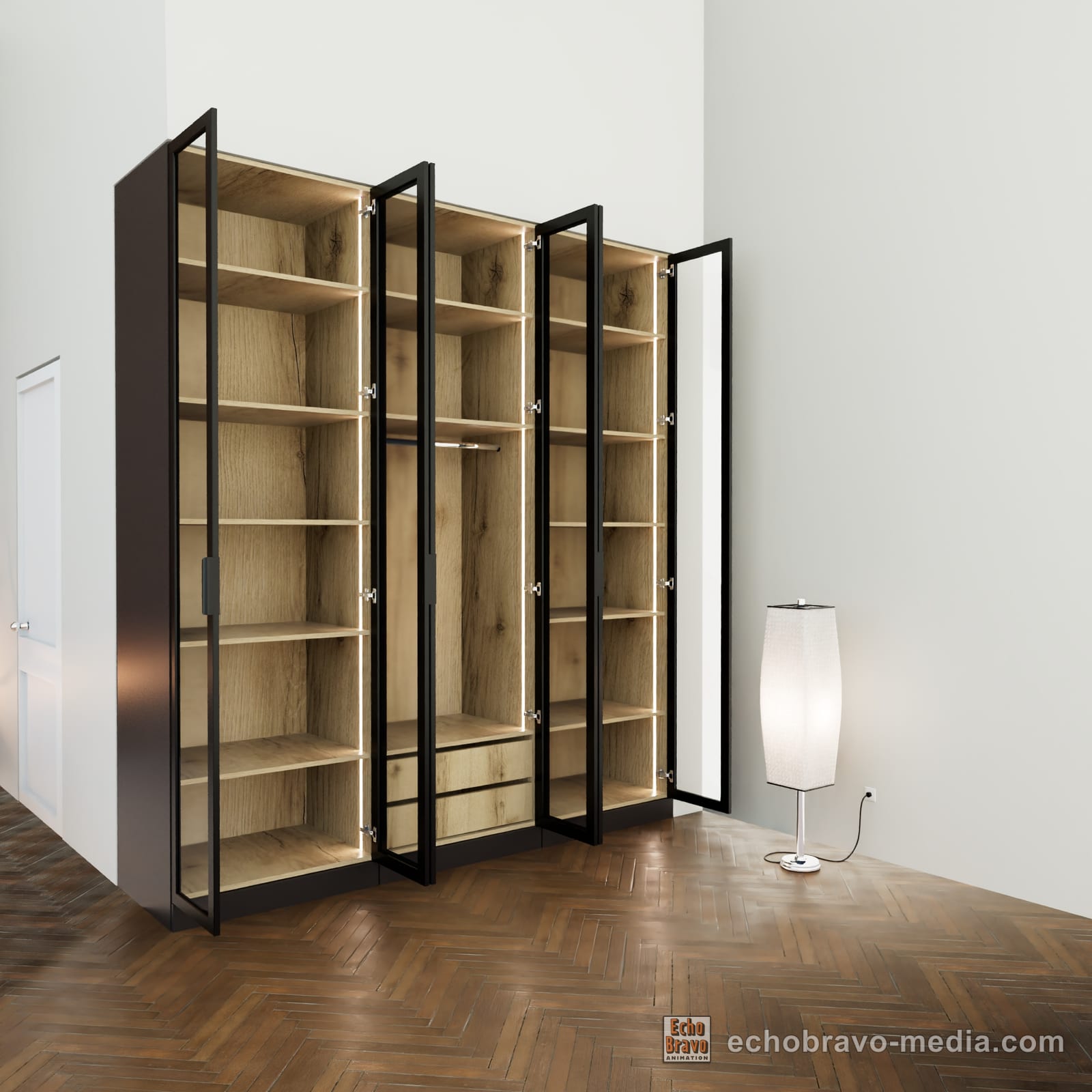 ILOR, LED Wardrobe Visualization (4/6)